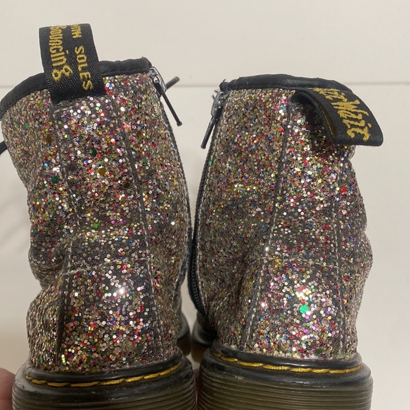 Dr. Martens 1460 Rainbow Glitter Boots - Picture 12 of 14